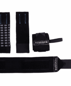 2 Finger Wrap Grips (2-in-1) - Black (Size: S-M) - L-XL