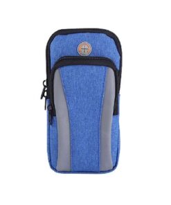 2 in 1 Casual Running Messenger Armband Bag - Blue