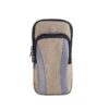 2 in 1 Casual Running Messenger Armband Bag - Brown