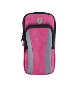2 in 1 Casual Running Messenger Armband Bag - Pink
