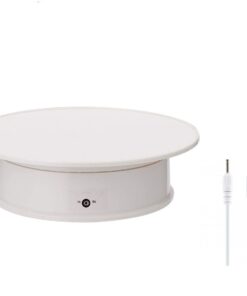 2 In 1 Electronic Rotating Display Stand With Large 25cm Cover