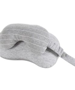 2 In 1 Portable Travel Sleeping Eye Mask Pillow-Gray