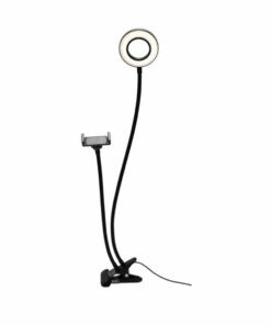 2 in1 Selfie Ring Light with Cell Phone Holder Table Clamp