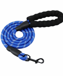 2 Meter Reflective Pet Rope Lead / Leash With Metal Clip Hook - Dark Blue
