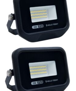 2 Pack 30W LED Flood Light Outdoor IP65 Waterproof
