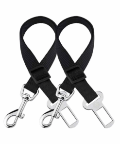 2 Pack Adjustable Pet Seat Belts for Dog Cat Safety Car Leash