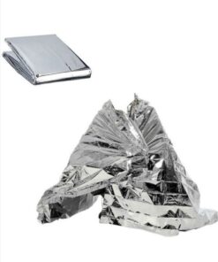 2 Pack Emergency Blanket Outdoor Survival Thermal Blanket - 130*210 cm