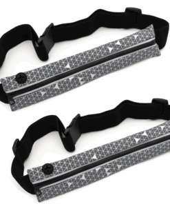 2 Pack - Expandable Running Belt - Water Resistant - Grey/Grey