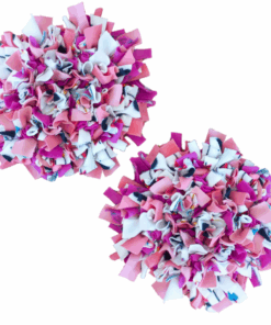 2 Pack - Handmade Pet Snuffle Mat - pink and white
