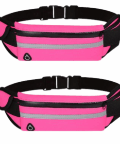 2 Pack - Running Belt Fanny Pack Waist Bag / Waist pack - Pink