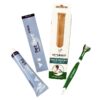 2 Pack - Triple Headed Toothbrush & Pet Dent Toothpaste