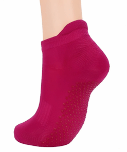 2 Pairs Of Non-Slip Heel Loop Socks For Yoga - Pink