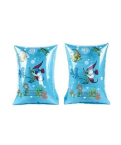 2 Piece Child Swimming Inflatable Arm Bands - Blue