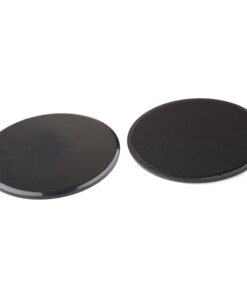 2 Piece Exercise Sliding Gliding Discs Fitness Sliders - Black