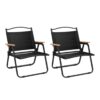 2 Piece Foldable Picnic Chair with Steel Frame