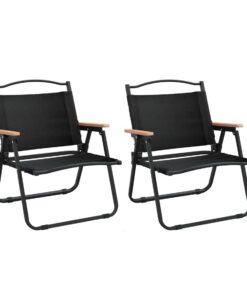 2 Piece Foldable Picnic Chair with Steel Frame