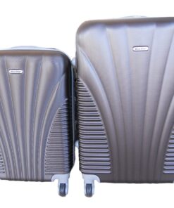2 Piece Luggage Set - Dark Brown
