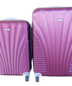 2 Piece Luggage Set - Plum