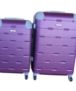2 Piece Luggage Set - Purple