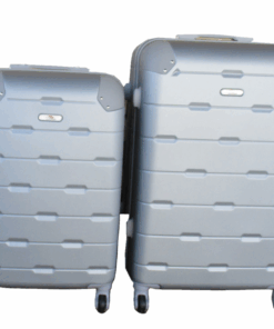 2 Piece Luggage Set - Silver