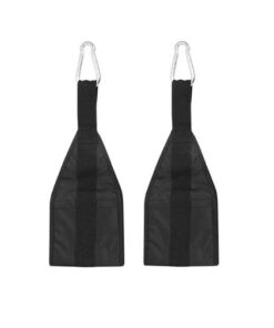 2 Piece Of Hanging Ab Straps Abdominal Workout Pull Up Bar With Carabiner