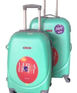 2 Piece Premium Luggage Set - Apple Green