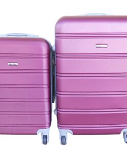 2 Piece Premium Luggage Set - Plum