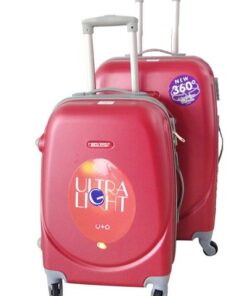 2 Piece Premium Luggage Set - Red