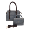2-Piece Satchel Bag Ladies Handbags For Women With Shoulder Strap Bags - Blue