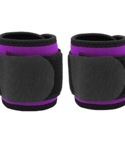 2 Piece Wrist Support Sports Fitness Wrist Guards Fixed Bandage Protection - Purple