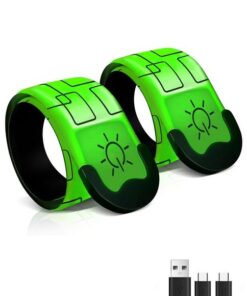 2 PieceLED Armband USB Rechargeable Safety Light for Runners High Visibility