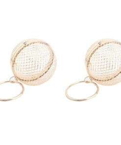 2 Pieces Women Hollow Crossbody Ball Evening Bracelet Luxury Cages Clutch
