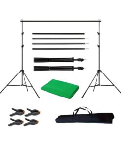 2 x 3m Studio Photography Background Frame with Extendable Pole