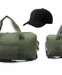 2 x Premium Military Duffle Sports Bag + Peak Cap Combo