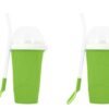 2 X Slushy Maker Cup - DIY Slushy Maker - Green