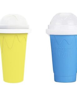 2 X Slushy Maker Cup - DIY Slushy Maker - Yellow, Blue