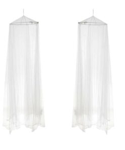 2 x White Mosquito Net for Insect Protection