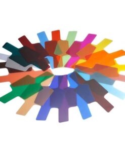 20 Colour Camera Photographic Colour Gel Filter Set