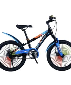 20" Mountain Bike for Kids - Black, Blue