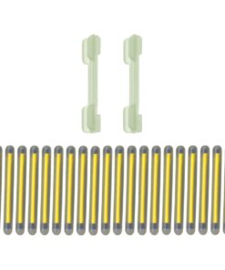 20 Piece Fishing Rod Glow Sticks With 2 Holders