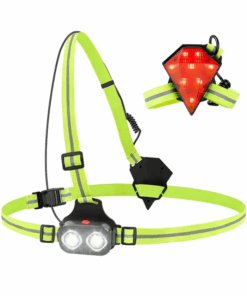 2000mAh USB Charging Adjustable Night Running Chest Light AB-TD14