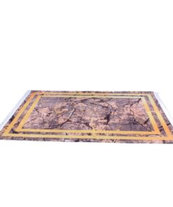200cm by 190cm - Printed Rectangular Lightweight Marble Carpet