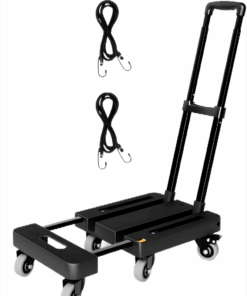 200KGS Heavy Duty Trolley Luggage Cart Foldable Hand Truck Multiple Purpose