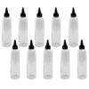 200ml Clear Plastic Bottles With Spout Set of 10