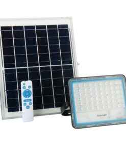 200w Led Solar Flood Lamp with Solar Panel & Smart Remote