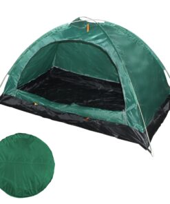 200x120cm 1 Person UV & Waterproof Resistant Dome Pop Up Tent - Green