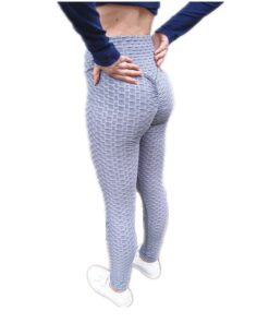 2021 Brazilian Honeycomb Collection Scrunch Booty Yoga Leggings Pants Grey - XL-2XL