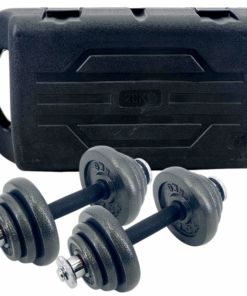 20kg 18 Piece Dumbbell Set with Weight Carry Case