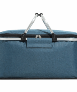 20Lt Leakproof Folding and Portable Picnic Basket - Navy blue