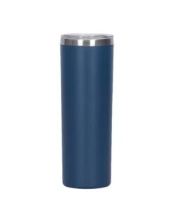 20OZ Straight Insulated Travel Flask Cup Thermal Double Wall Coffee Cup - Navy Blue